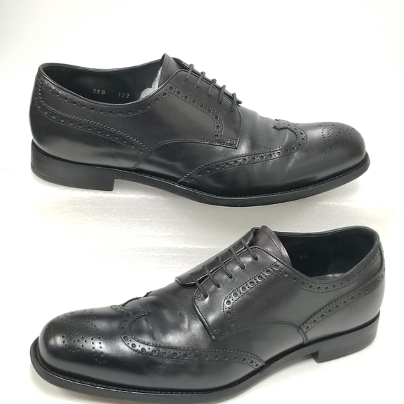 Luxury PRADA  Laced up Brogue Oxford dress shoes - Picture 15 of 16